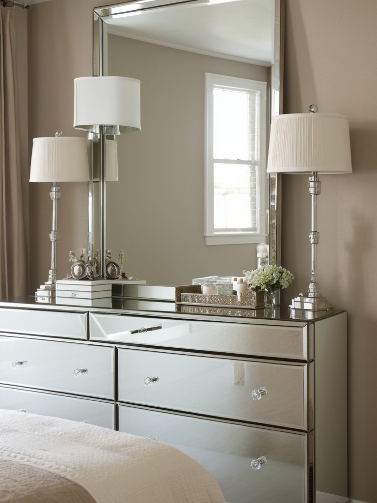 Vintage Bedroom Vibes: Optimize Space & Glamorize with Mirrors!