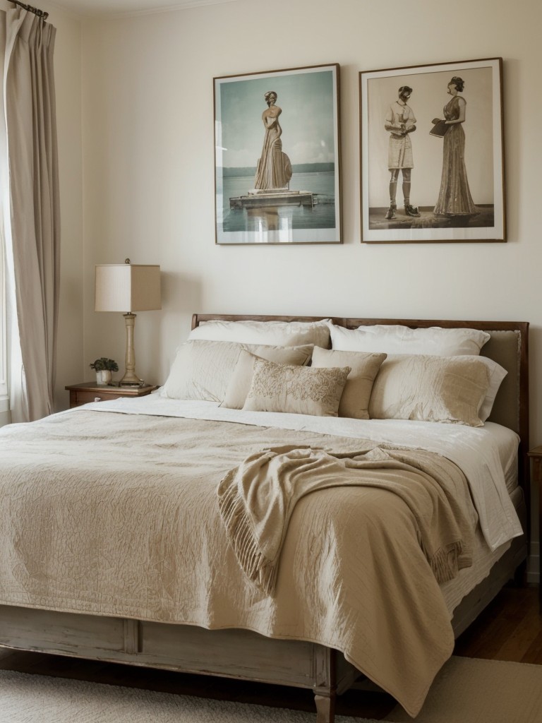 Vintage Vibes: Transform Your Bedroom with Artistic Flair!