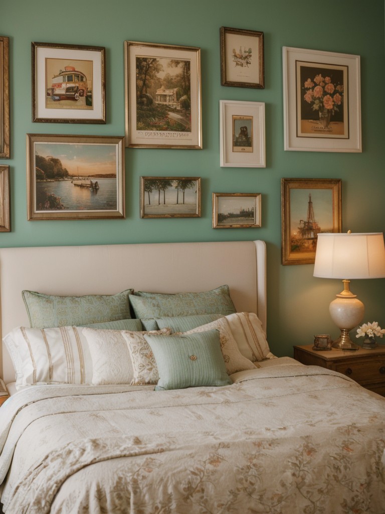 Vintage-inspired apartment decor for a charming and eclectic bedroom makeover!