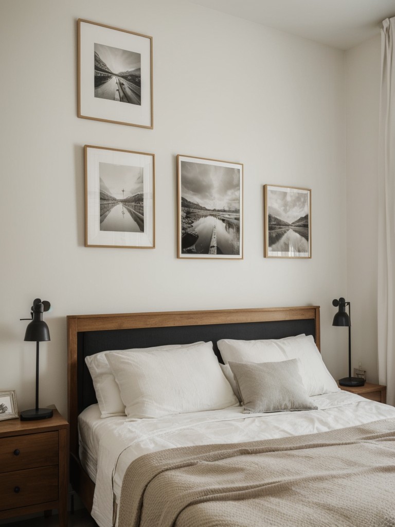 Scandinavian-inspired apartment: Serenely Decorate Your Bedroom, Personalize with Art & Photos!