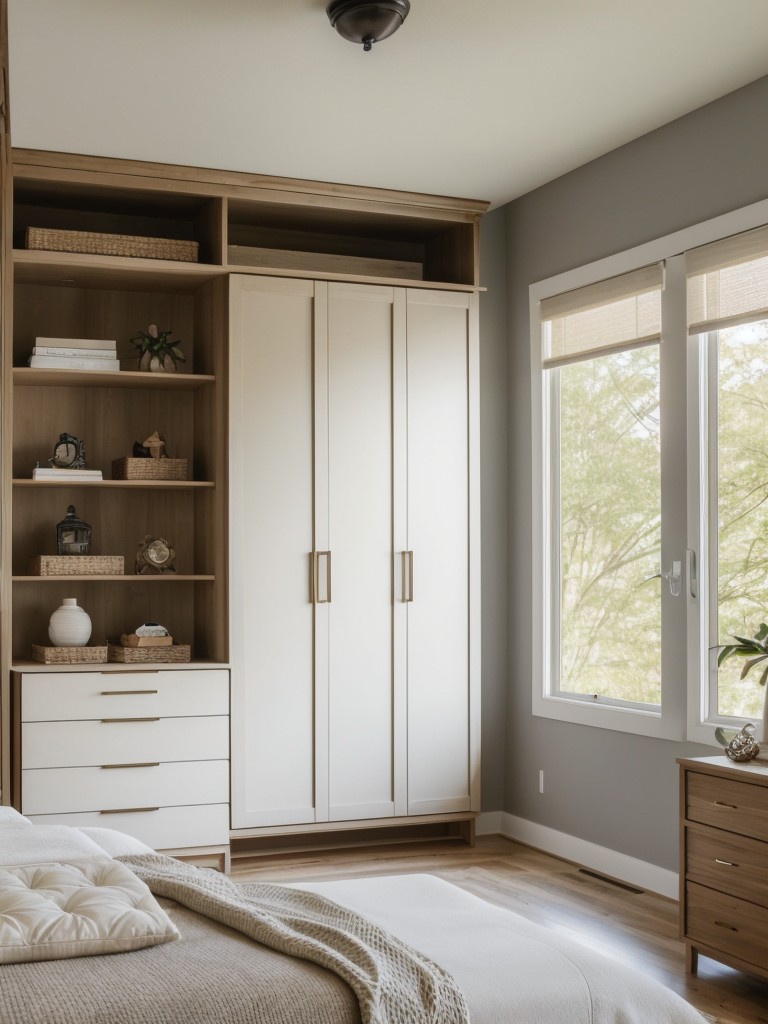 Maximize Space & Serenity with Stylish Bedroom Storage Solutions