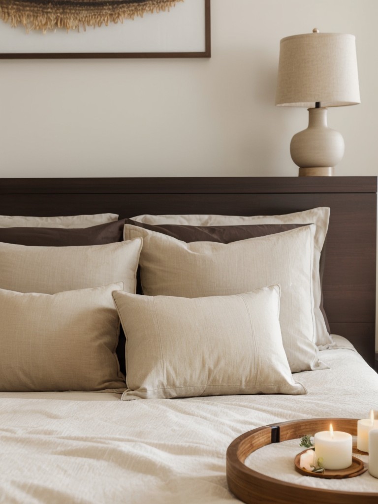 Zen-Inspired Bedroom Upgrade: Relaxation Boost with Scented Candles & Essential Oils!