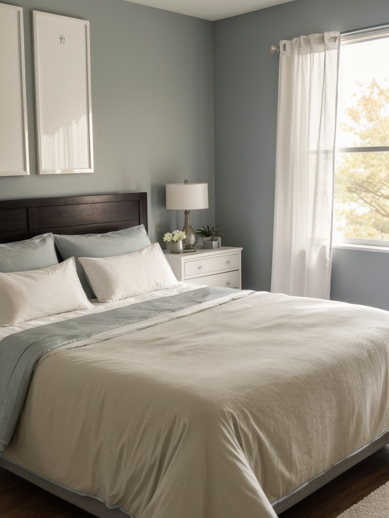 Create a Serene Zen Bedroom Oasis with Cool-Toned Décor for Relaxation.