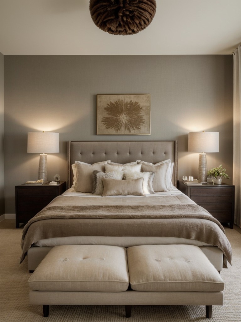 Zen Bedroom Bliss: Elevate Your Apartment with Textured Décor!