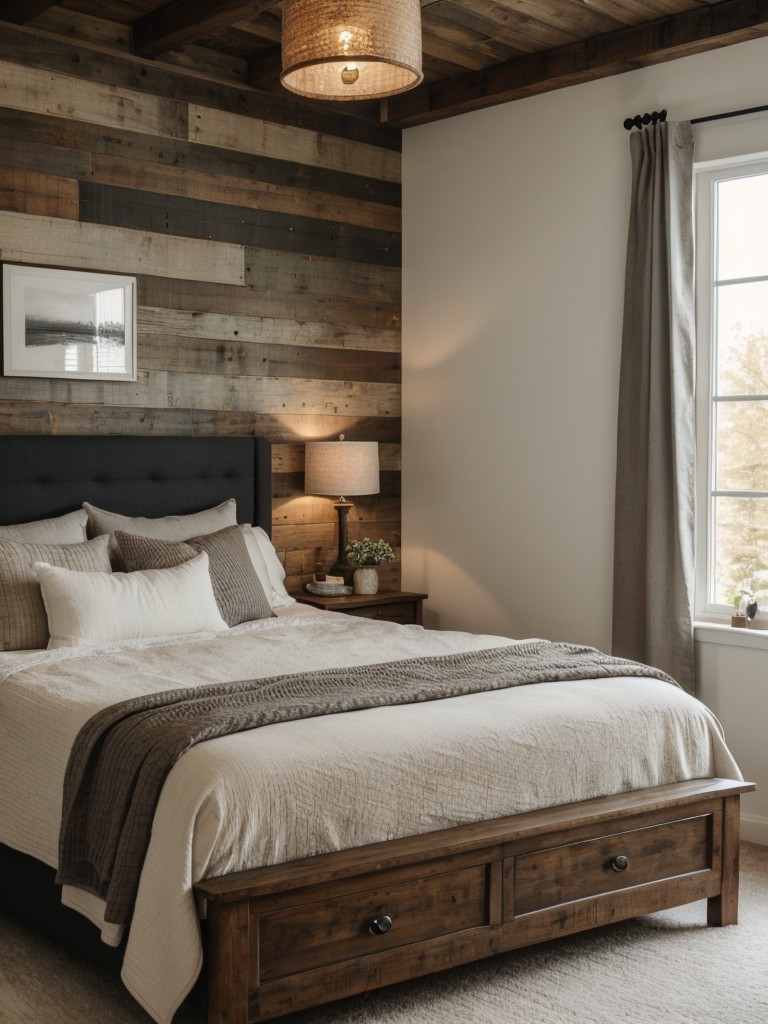 Cozy Scandinavian Bedroom: Rustic Charm & Comfort