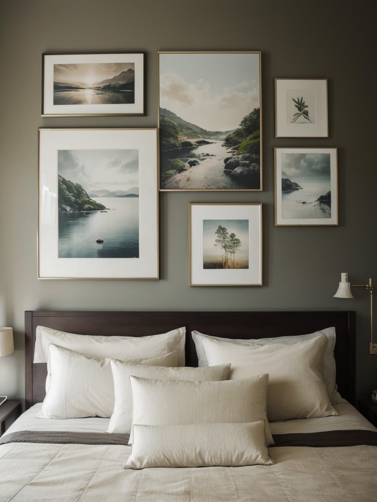 Zen Bedroom Bliss: Artful Walls for a Serene Apartment