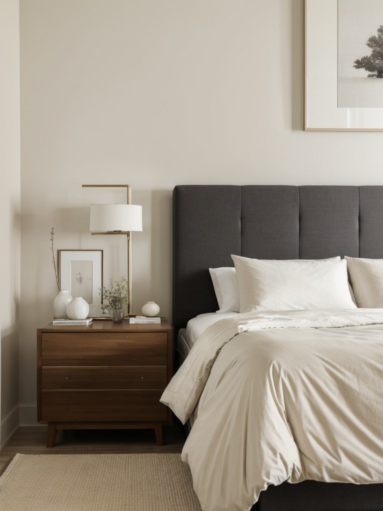 Minimalist Zen oasis: Create a serene apartment with clean lines and neutral hues.