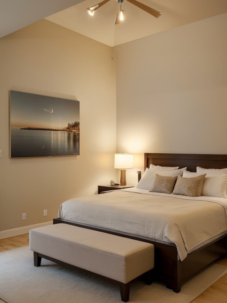 Create a Zen Bedroom Oasis with Warm Lighting for Peaceful Bliss