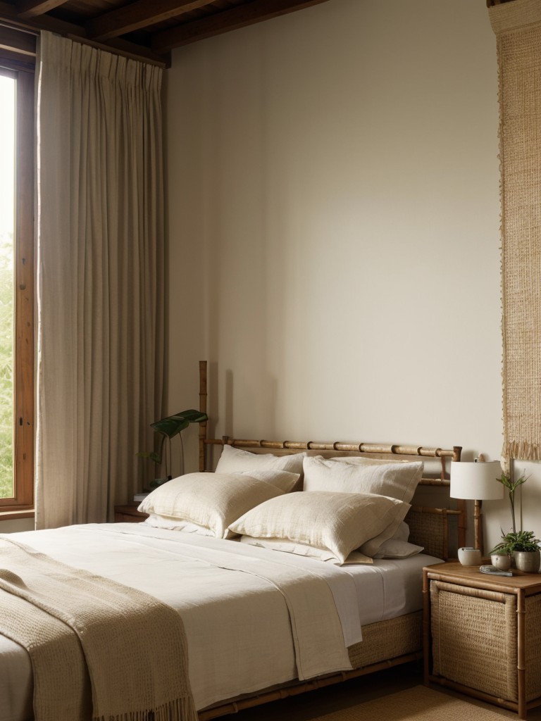 Serene Apartment Oasis: Create Zen Bedroom Vibes with Natural Textures