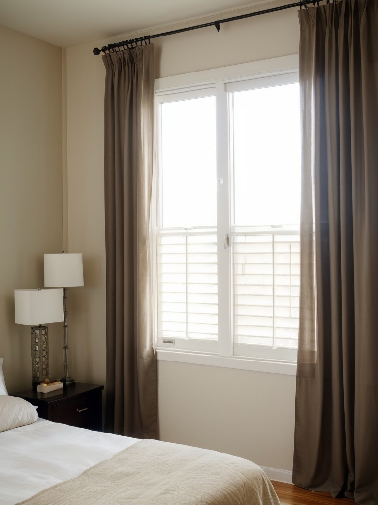 Maximum Relaxation: Zen Bedroom Ideas with Sheer Curtains.