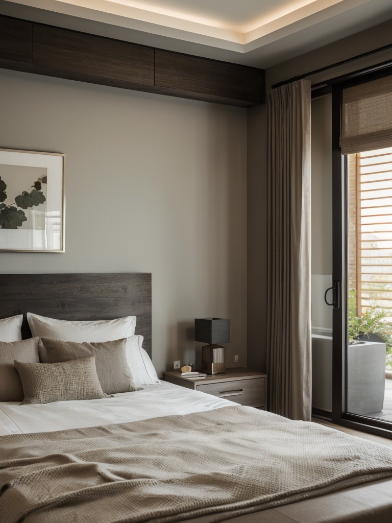 Serene Zen Bedroom: Stylish & Smart Apartment Décor Ideas