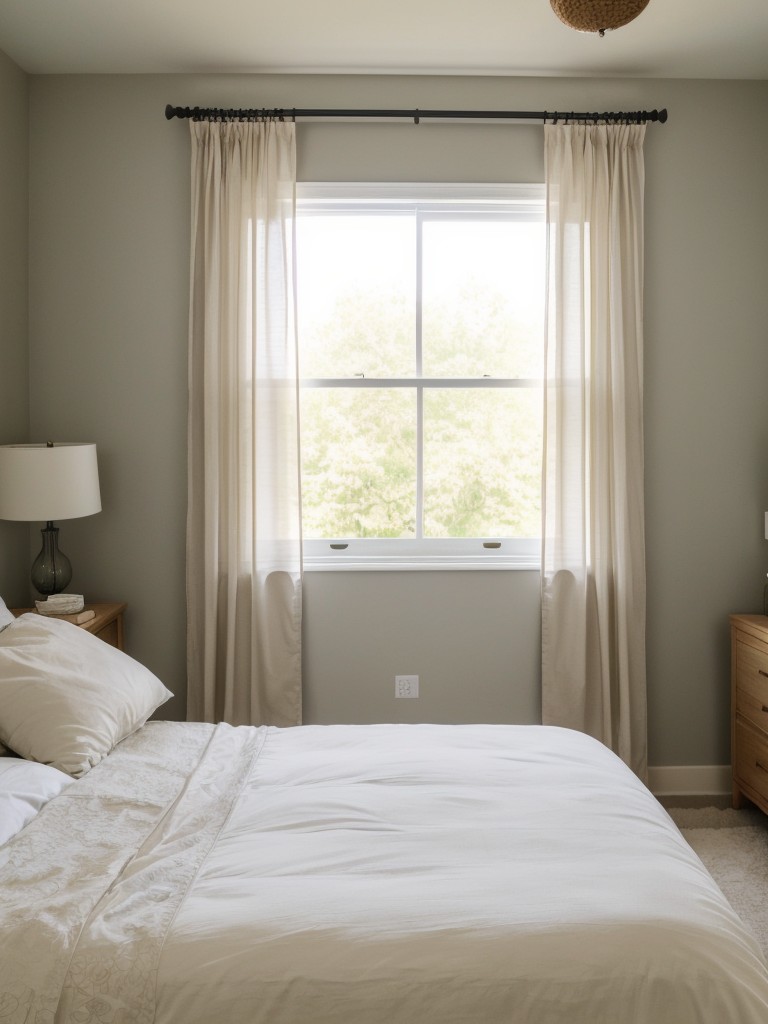 Create a Serene Bedroom Oasis with Sheer Curtains - Let Natural Light Transform Your Space