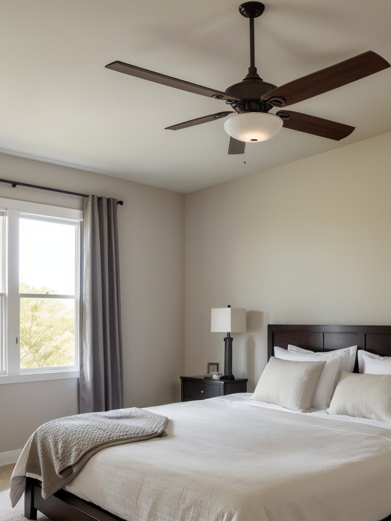 Create a Serene Sleep Oasis: Add a Stylish Ceiling Fan to Your Bedroom!