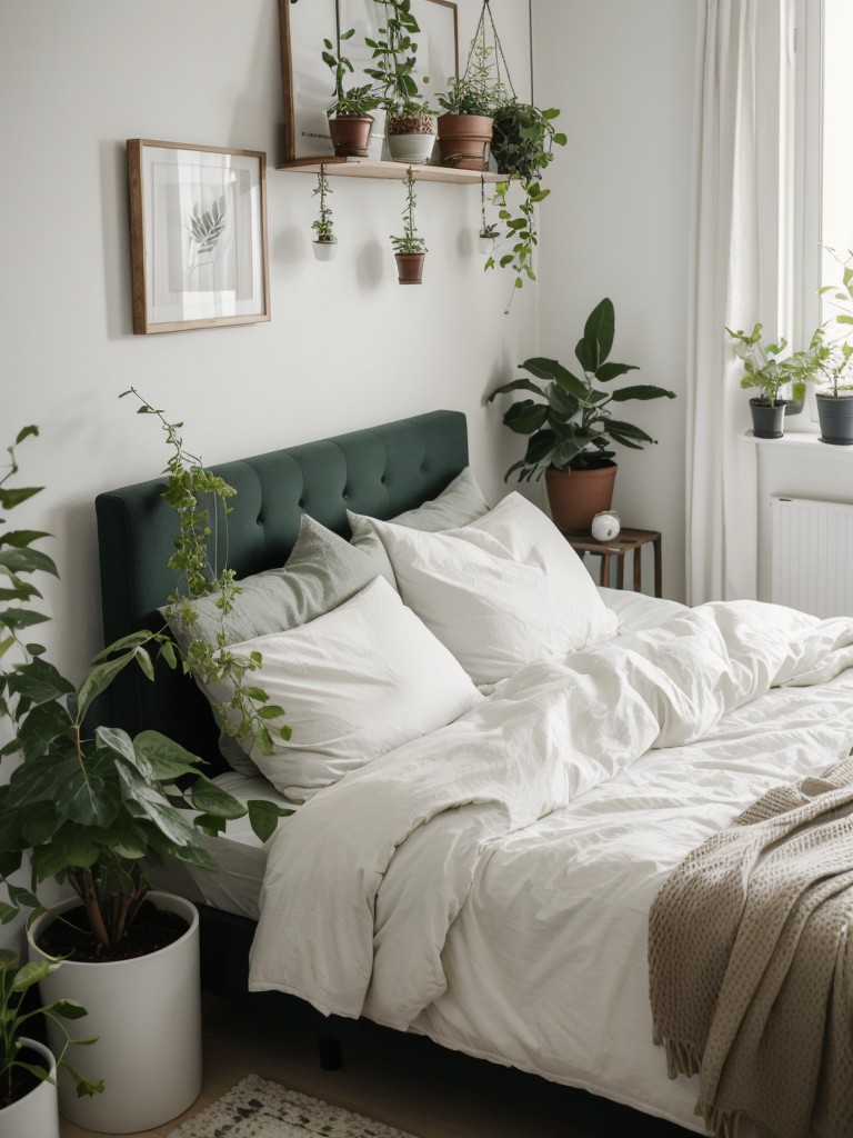 Revamp Your Bedroom with Scandinavian Vibes. Add Plants for a Calming Oasis!