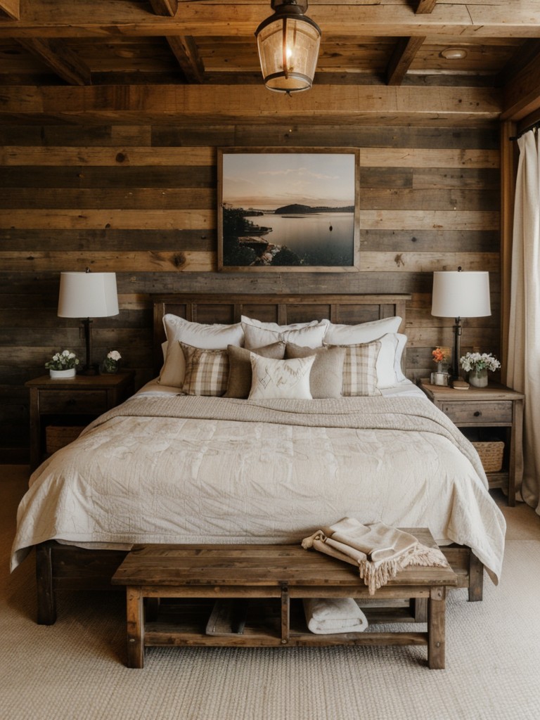 Rustic Retreat: Cozy Bedroom Décor Inspiration!