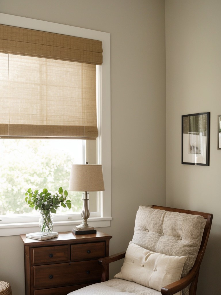 Create a Zen bedroom oasis with a cozy reading nook!