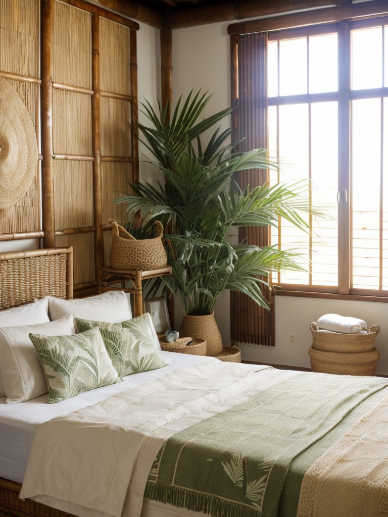 Tropical Oasis: Create a Zen-Inspired Bedroom Escape.