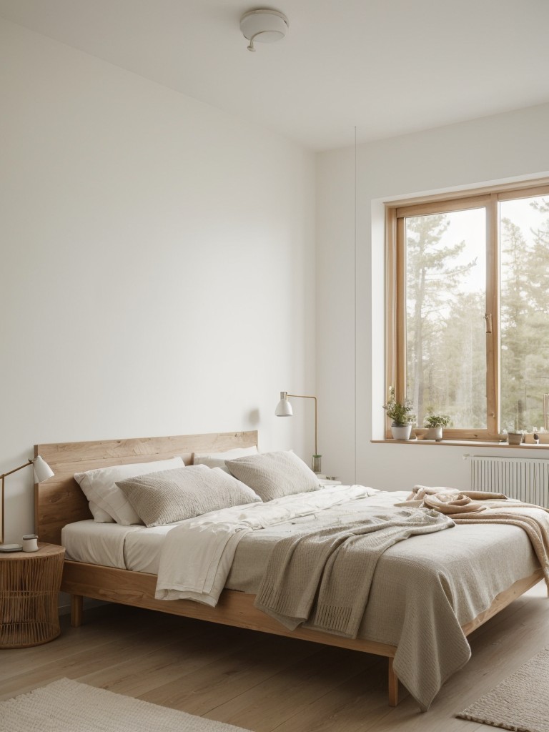 Serene Scandinavian Vibes: Tranquil Apartment Bedroom Décor