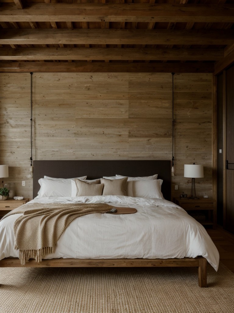 Serene Bedroom Sanctuary: Embrace Zen Vibes with Natural Materials