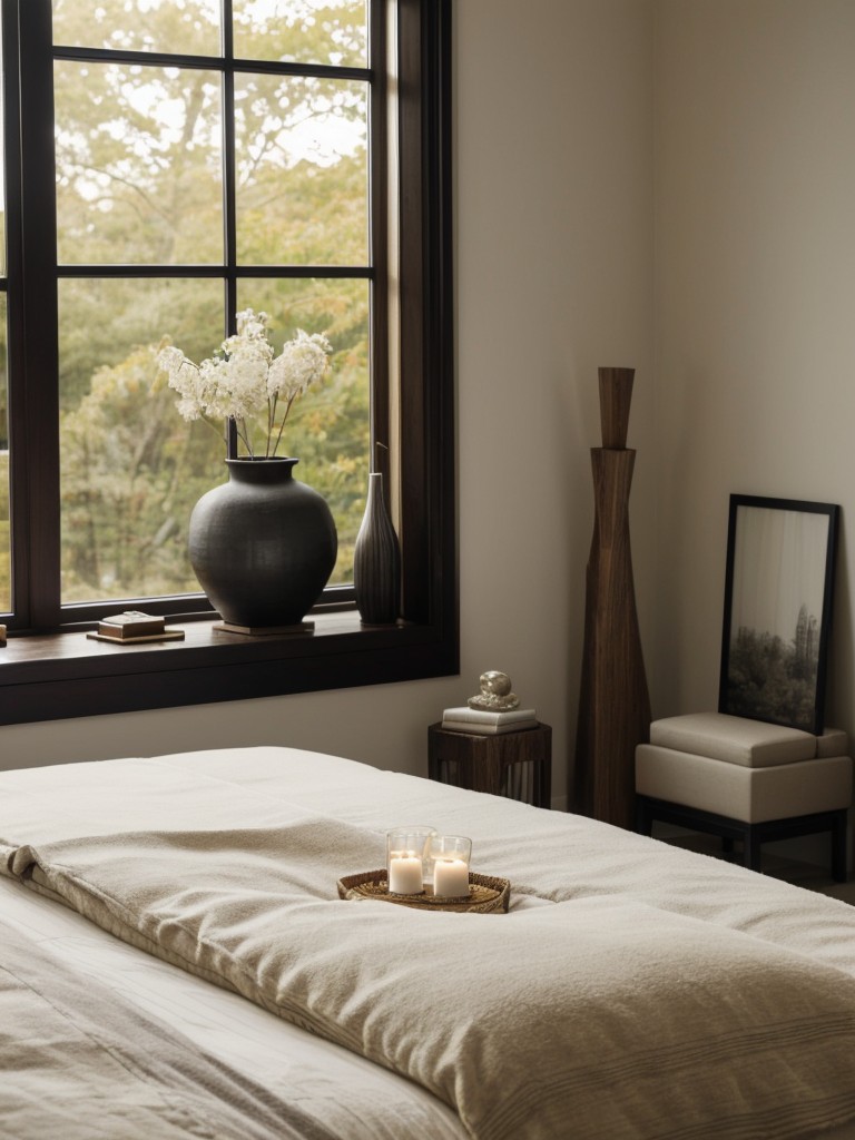 Apartment Zen: Transform Your Bedroom into a Peaceful Sanctuary with Thoughtful Décor.