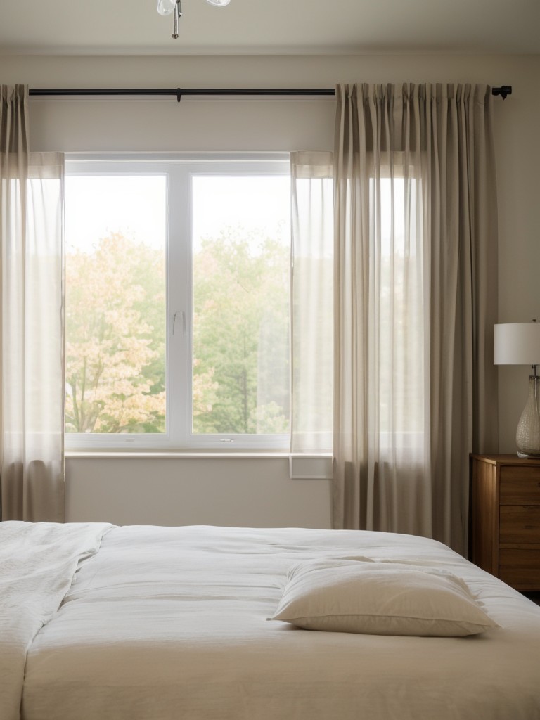 Serene Apartment Bedroom: Zen Décor Tips & Window Treatments