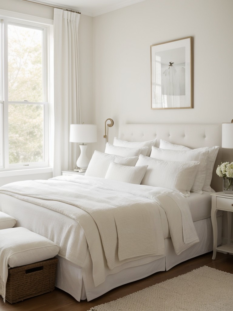 Serene White Bedroom Decor Ideas for a Dreamy Ambiance