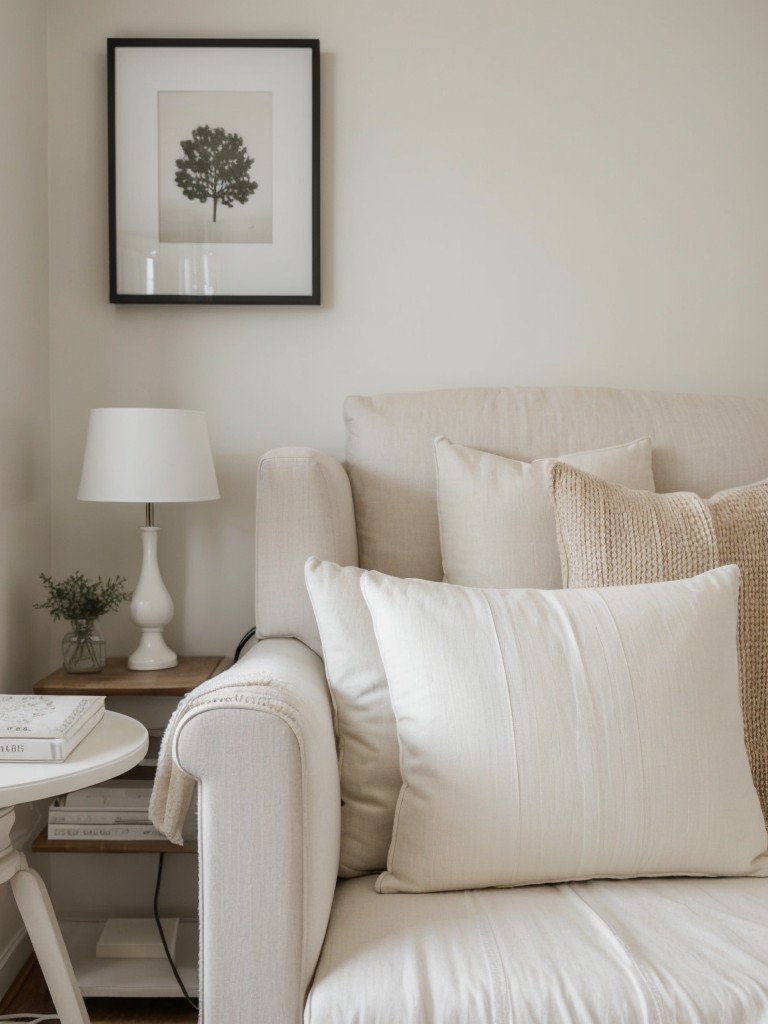 Cozy White Bedroom with Chic Reading Nook