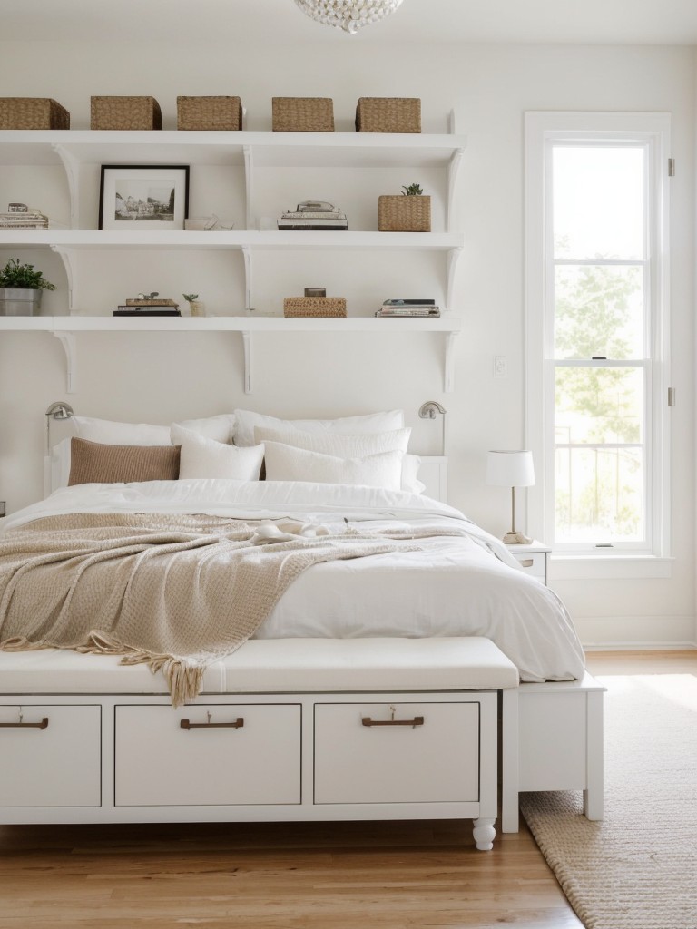 Maximize Storage in Your Dreamy White Bedroom