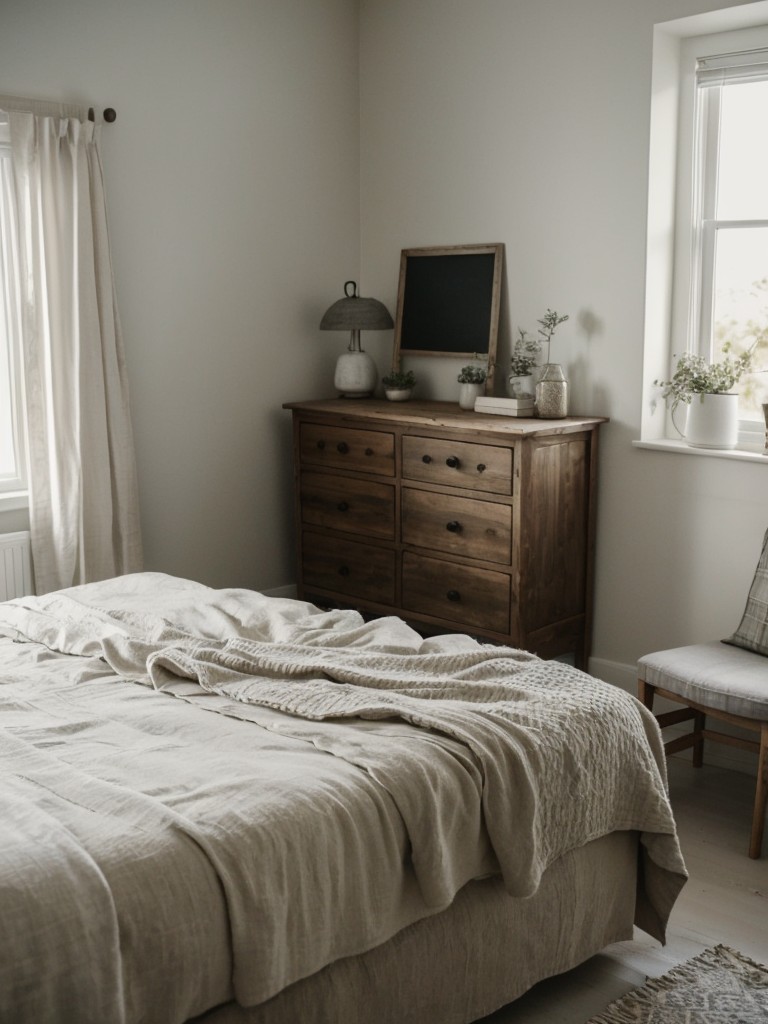 Cozy Farmhouse-Inspired Bedroom: Create a Tranquil Scandinavian Retreat