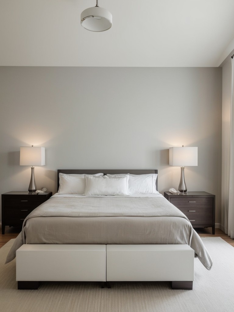 Sleek and Serene Bedroom Designs for an Elegant Apartment