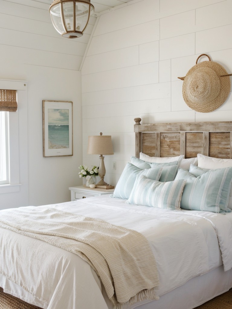 Cozy Coastal Bedroom: Dreamy White Decor & Nautical Touches