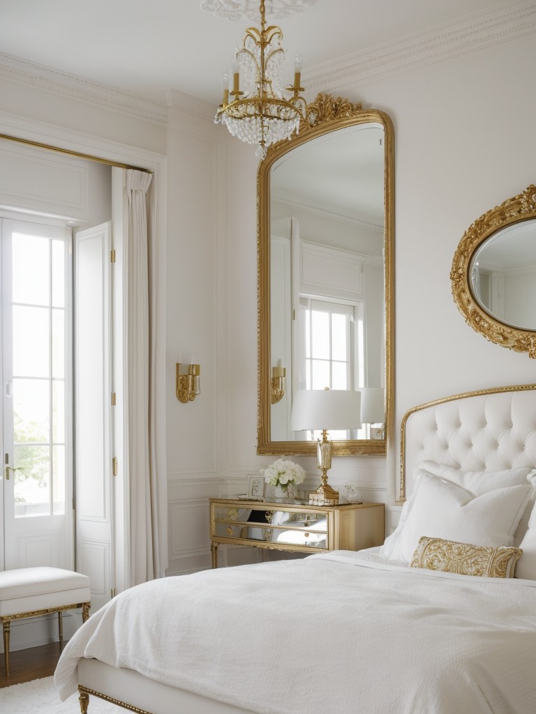 Parisian Chic: Effortlessly Elegant White Bedroom Inspiration