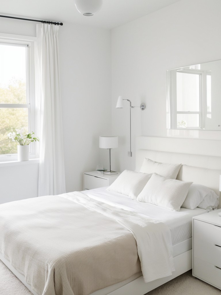 Minimalist White Bedroom Ideas for a Calm and Clutter-Free Space