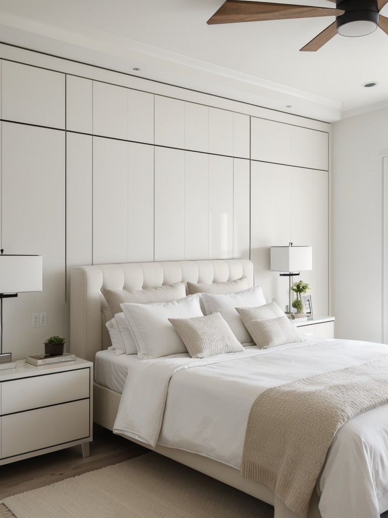 Elegant White Bedroom Retreat - Classic Design Inspiration