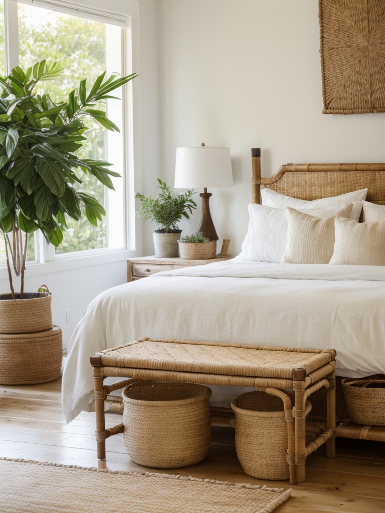 Rustic meets chic: Create an indoor oasis with natural materials in your apartment!