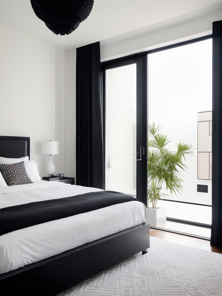 Monochromatic Magic: Sleek and Stylish Apartment Bedrooms