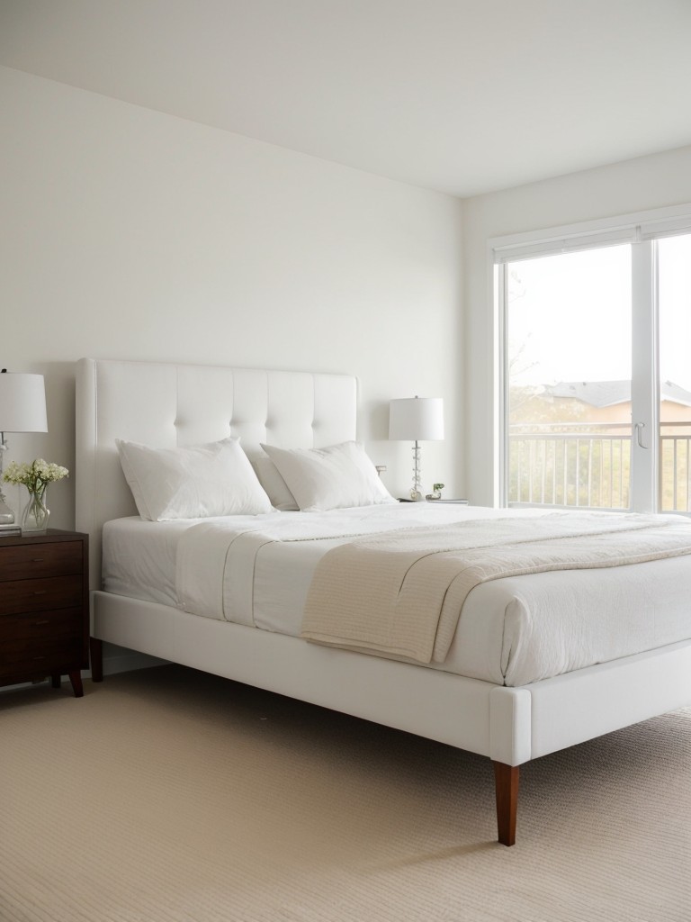 Small Apartment? Try These White Bedroom Decorating Tips!