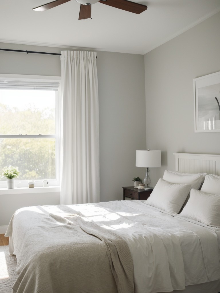 Create a Bright and Spacious Bedroom with White Decor