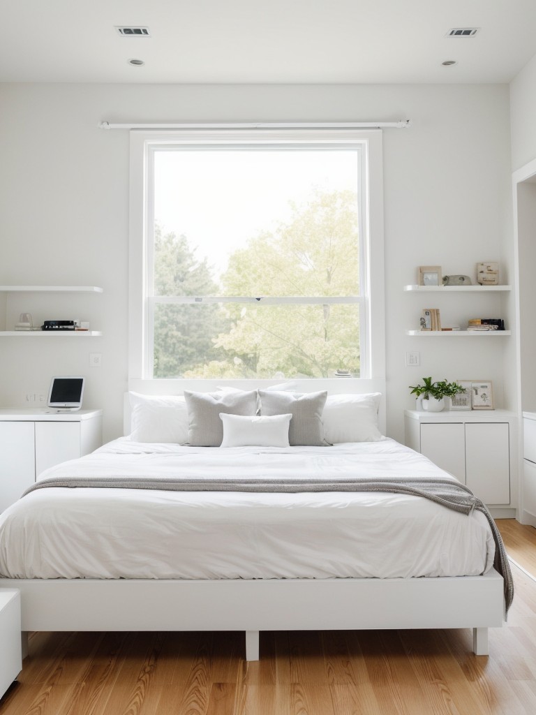 Small Apartment? Transform Your Bedroom with White Decor!