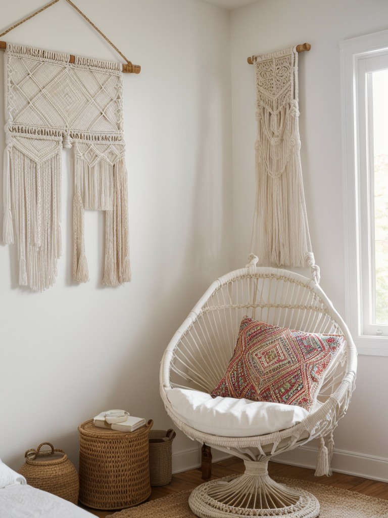 Boho Chic Bedroom Inspiration: Add Macrame, Rattan, and Color!