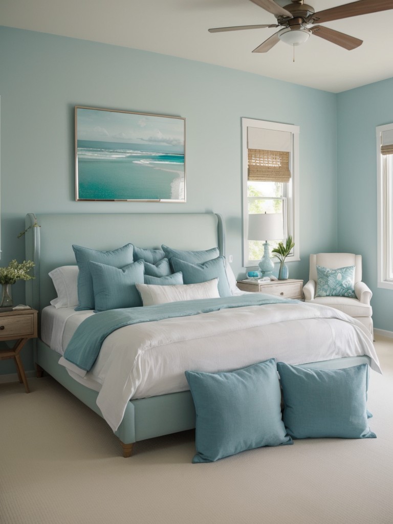 Serene & Tranquil: Coastal-inspired White Bedroom Ideas for Apartment Living