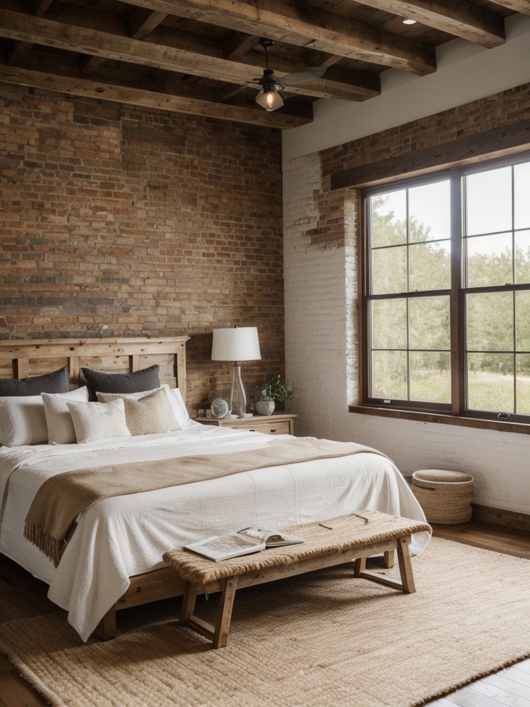 Rustic and Luxe: White Bedroom Ideas for a Retreat