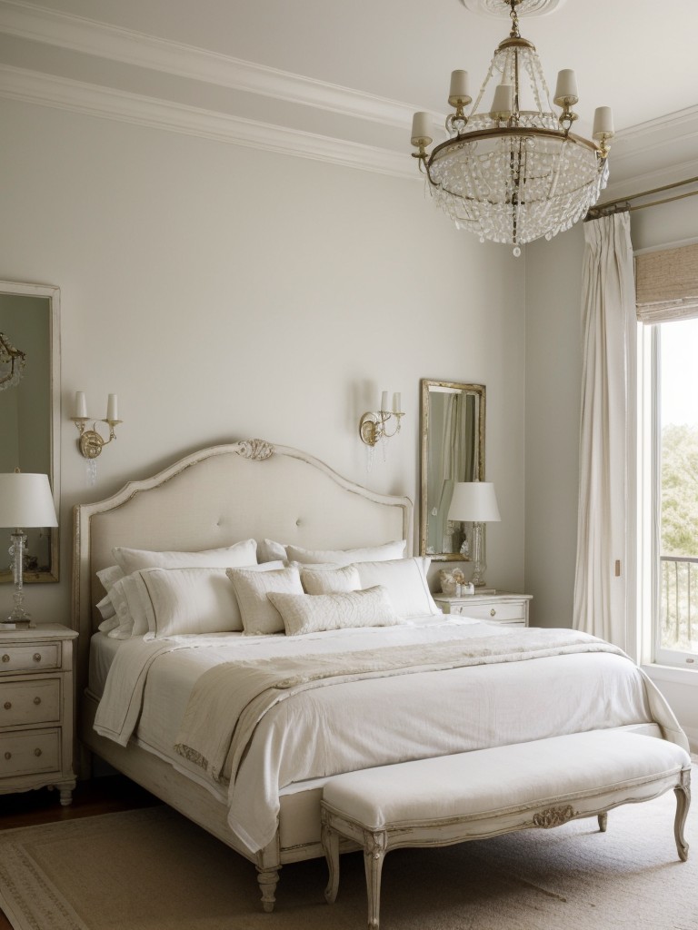 Vintage-inspired White Bedroom Ideas for a Luxurious Escape