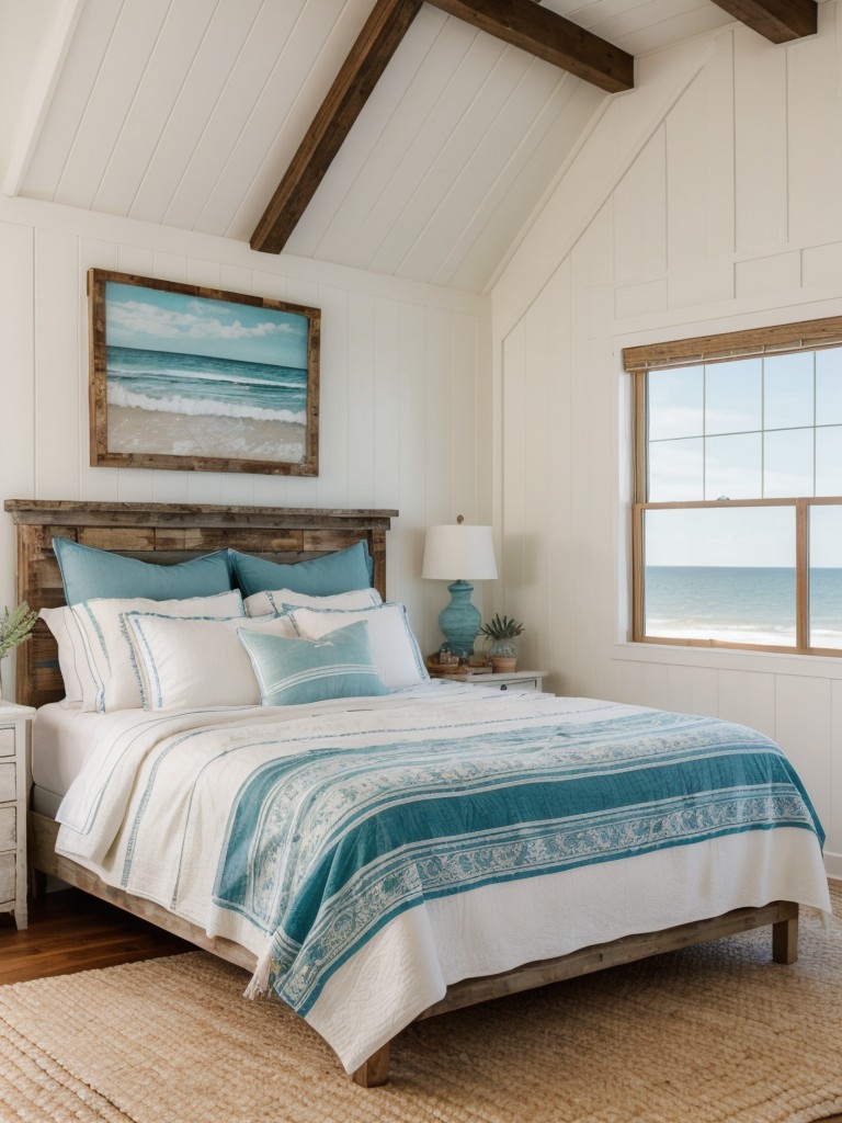 Coastal Boho Bedroom: Chic Retreat with Nautical Vibes