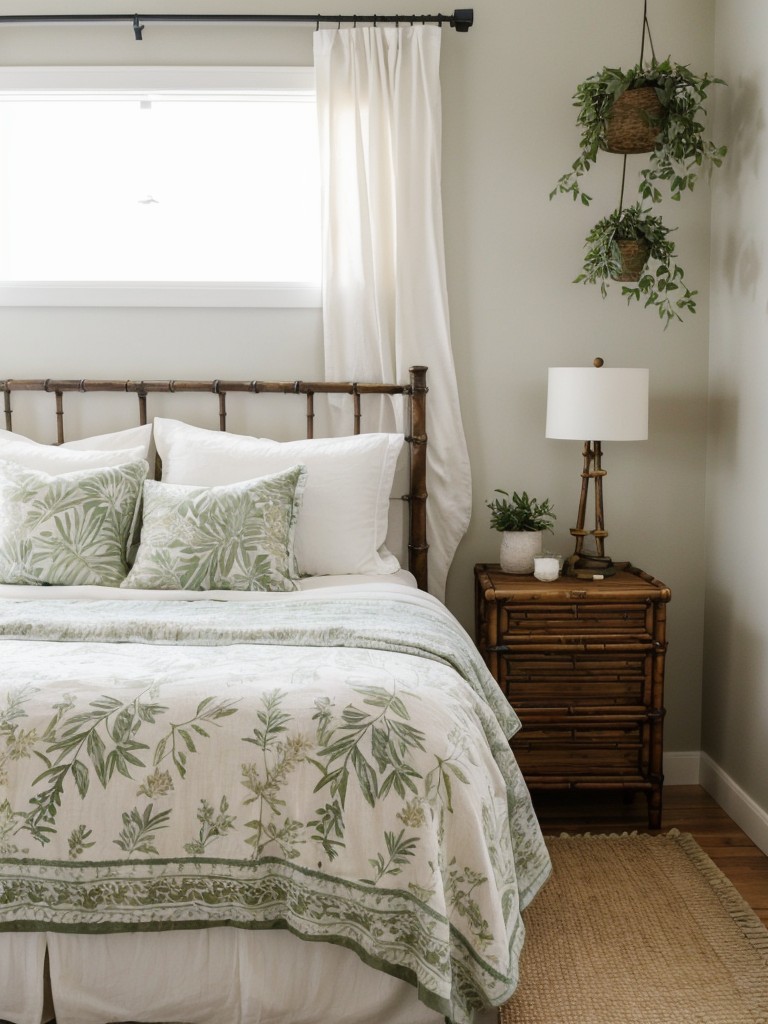 Boho-Chic Retreat: Serene & Tranquil White Bohemian Bedroom Inspiration