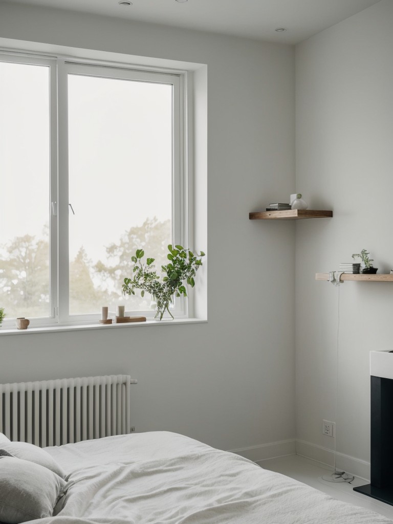 Tranquil Scandinavian Bedroom Vibes: Serene Oasis.