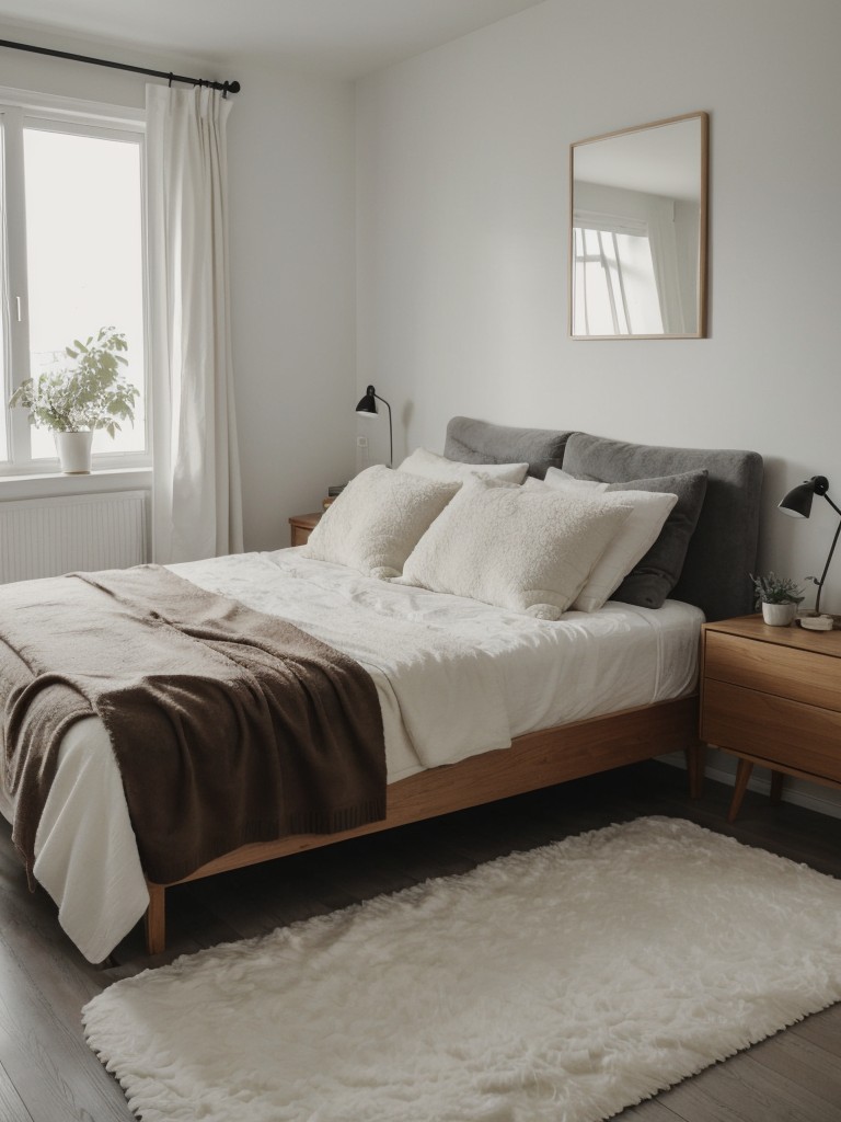 Cozy Apartment Vibes: Scandinavian Minimalist Bedroom