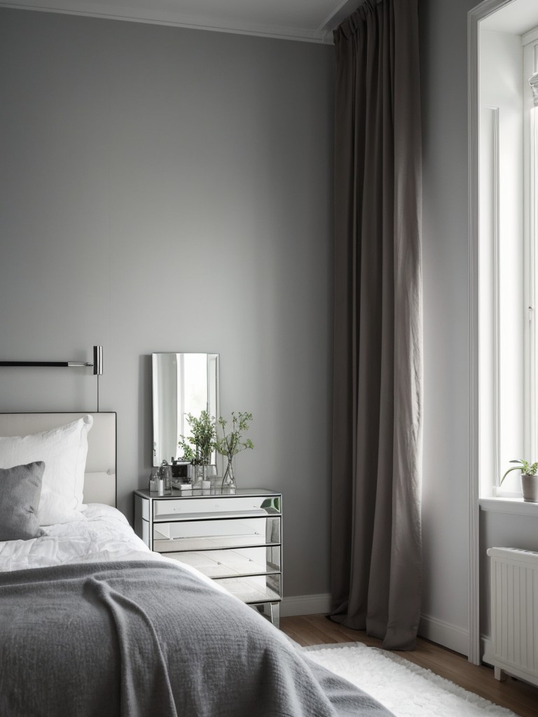 Unlock Scandinavian Bedroom Magic with Mirrored Furniture