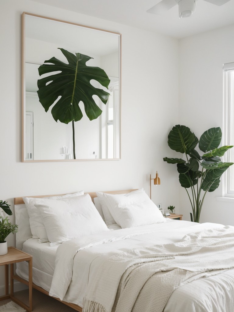 Chic Minimalist Apartment: Scandinavian White Bedroom Decor