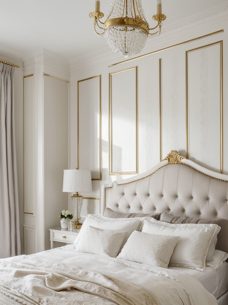 Chic Parisian-inspired bedroom decor for a timeless and elegant sanctuary